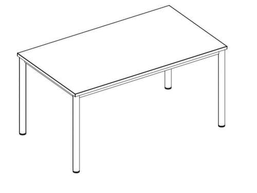 Nowy Styl Bureau E10 met 4-voetonderstel