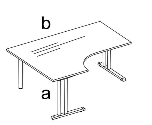 bureau in vrije vorm