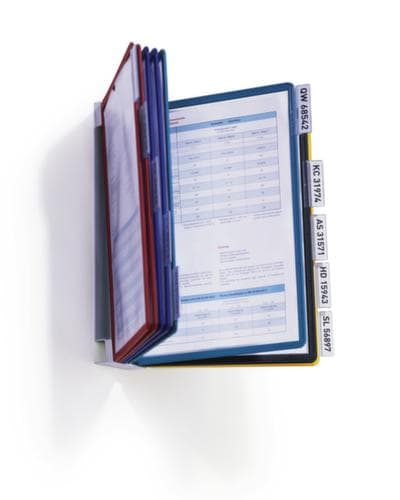 Durable Wandsysteem voor displaypanelen VARIO®, met 20 zichtpanelen in DIN A4