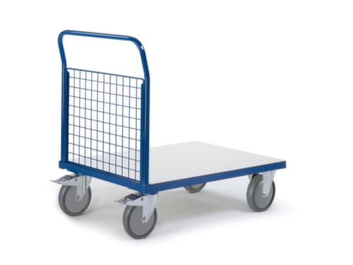 Rollcart ESD kopwandwagen met gaaswand met 500 kg draagvermogen