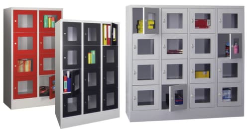 PAVOY Lockersysteem Basis met vensterdeuren + maximaal 8 vakken
