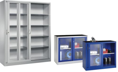 C+P Gereedschaps- en materiaalkast ERGO met vensterdeuren