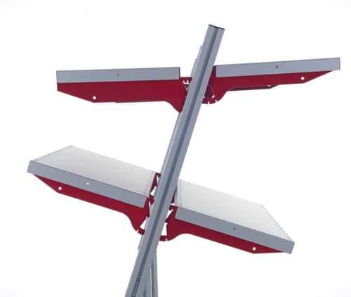 Rocholz Legbord System Flex Typ B met hoge draagarm voor paktafel