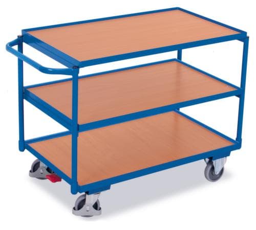 VARIOfit Tafelwagen 835x490 mm, draagvermogen 250 kg, 3 etages