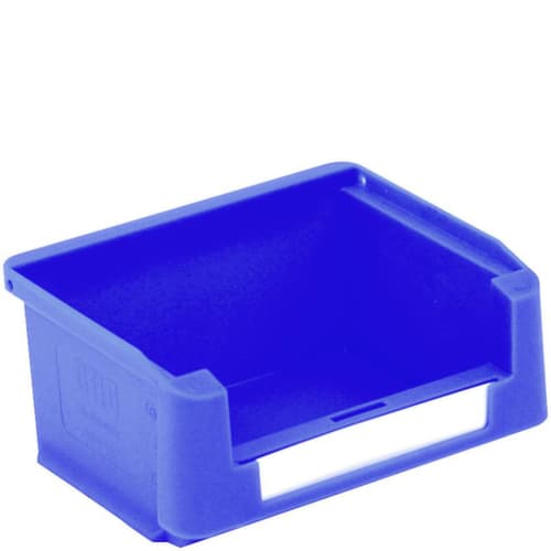 zichtbak Top hoog belastbaar, blauw, diepte 85 mm, polypropyleen