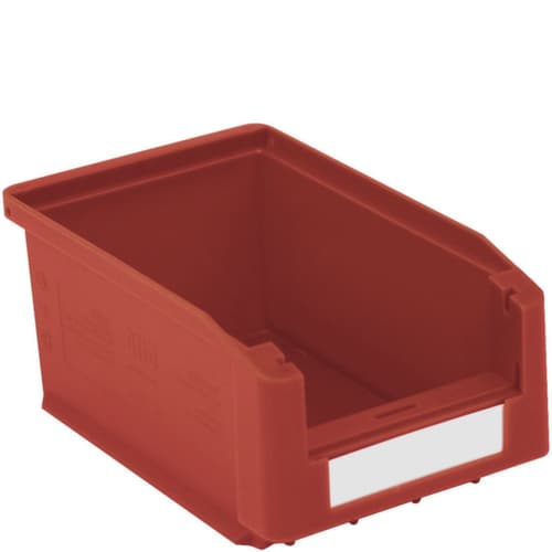 zichtbak Top hoog belastbaar, rood, diepte 160 mm, polypropyleen