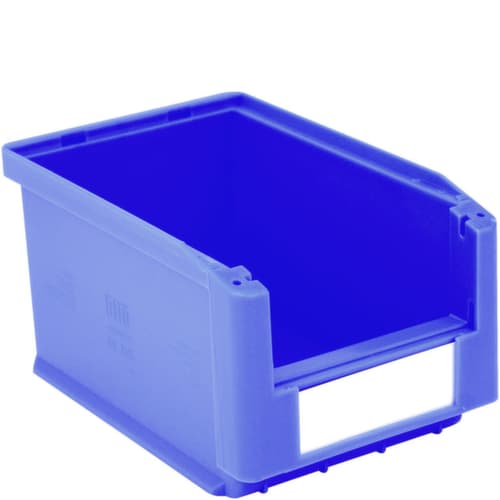 zichtbak Top hoog belastbaar, blauw, diepte 230 mm, polypropyleen