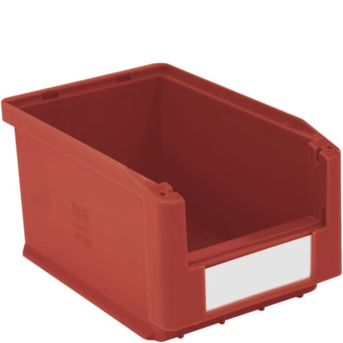 zichtbak Top hoog belastbaar, rood, diepte 230 mm, polypropyleen
