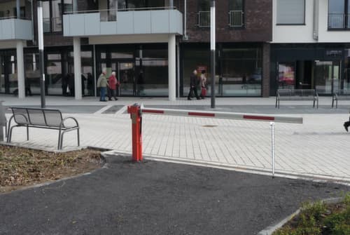Slagboom met gasdrukveer