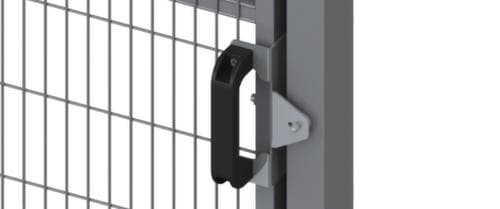 TROAX Schuifdeur voor machine-veiligheidshek, hoogte x breedte 1400 x 800 mm