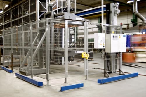 TROAX Openslaande deur voor machine-veiligheidshek, hoogte x breedte 1400 x 2000 mm
