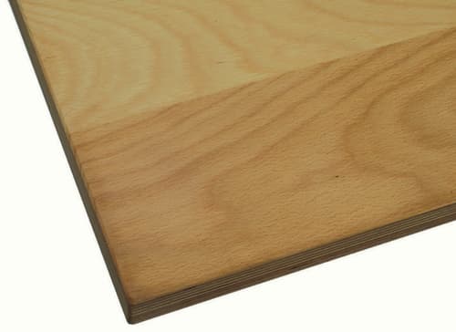 Werktafel aanbouwelement met zwaar frame, breedte x diepte 1500 x 750 mm, plaat beuken