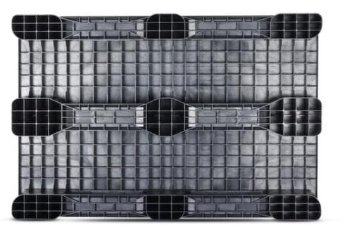 Hygiënepallet, PE-regeneraat, lengte x breedte 1200 x 800 mm