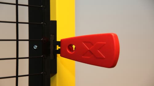 Axelent wandelement voor machine-veiligheidshek, hoogte x breedte 1900 x 700 mm