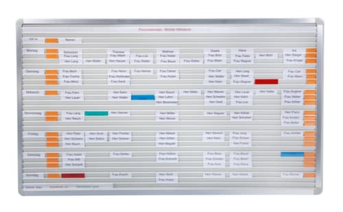 EICHNER Planningsbord met rails, hoogte x breedte 940 x 1000 mm