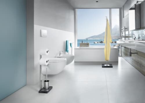 Blomus Toiletbutler pure spa BATHROOM voor 2 rollen, RVS