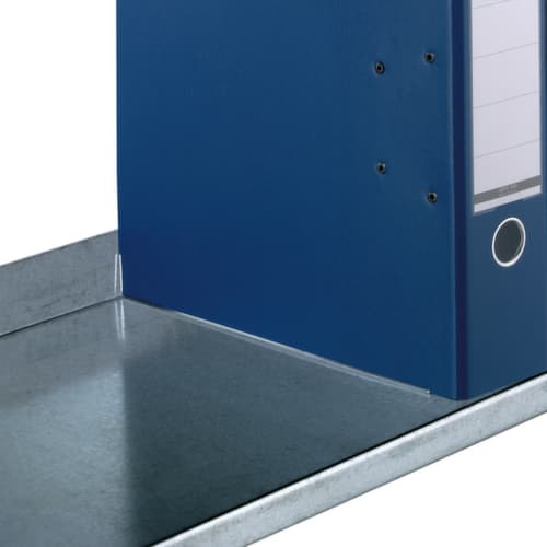 Inhaakstelling voor dossiers, 6 vloer, staander RAL3000 vuurrood