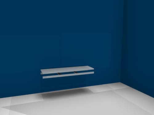 hofe Legbord voor breedvakstelling, breedte x diepte 2000 x 600 mm
