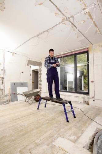 Krause In-/uitklapbaar werkplatform  Monto® StepTop®, bordeshoogte 470 mm