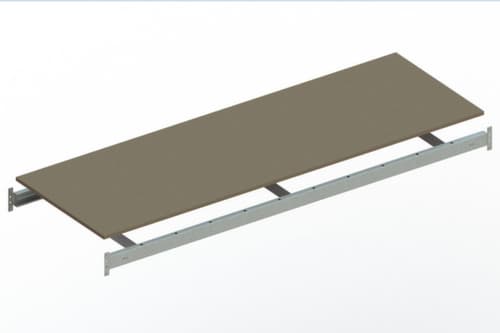 META Legbord MINI-RACK voor breedvakstelling, breedte x diepte 2200 x 800 mm