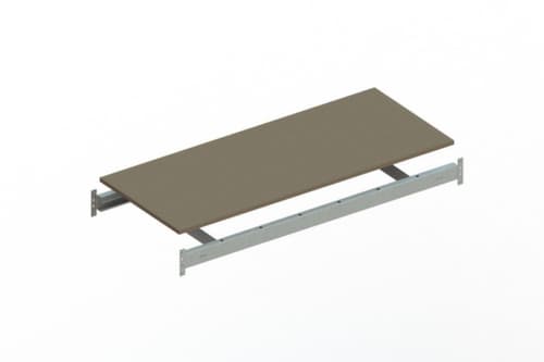 META Legbord MINI-RACK voor breedvakstelling, breedte x diepte 1400 x 650 mm