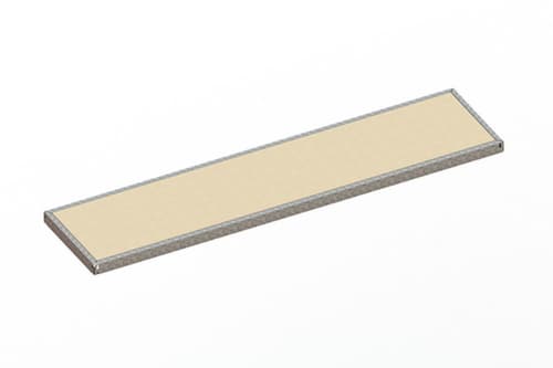 META Legbord SPEED-RACK voor breedvakstelling, breedte x diepte 2500 x 600 mm