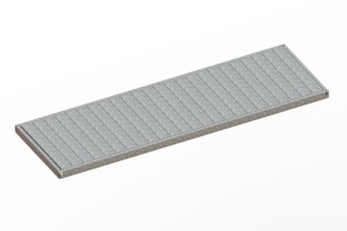 META Legbord SPEED-RACK voor breedvakstelling, breedte x diepte 2500 x 800 mm