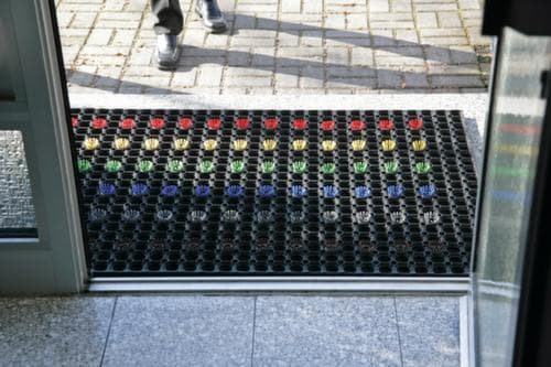 Miltex Rubberen vloermat Eazycare Scrub, lengte x breedte 1500 x 1000 mm