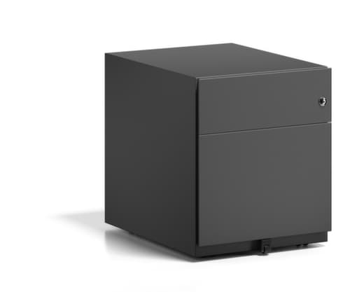 Bisley Rolcontainer Note met HR uittrekbaar, 1 lade(n), zwart/zwart