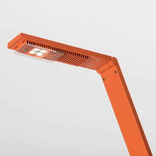 Luctra Draadloze LED-vloerlamp Flex met biodynamisch licht, licht koud- tot warmwit - biologisch werkend licht, oranje