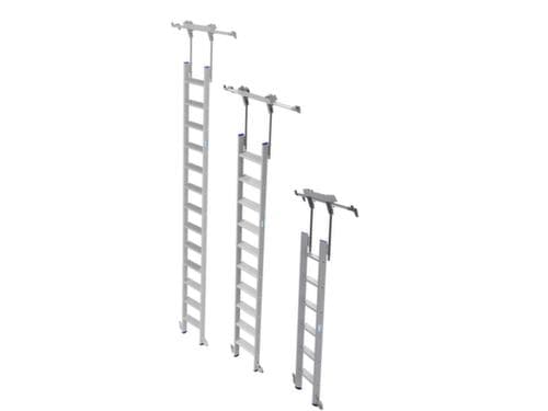 Verrijdbare stellingladder