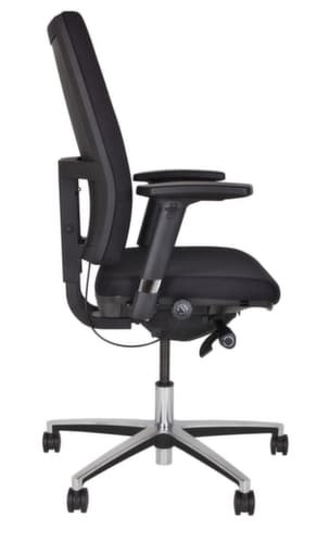 Bisley Bureaudraaistoel Upscale met 4D armleuningen, zwart