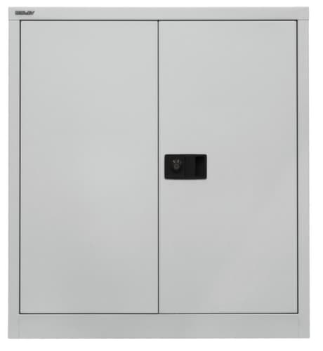 Bisley Dossierkast Universal, 2 ordnerhoogten, lichtgrijs/oxfordblauw