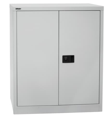 Bisley Dossierkast Universal, 2 ordnerhoogten, lichtgrijs/oxfordblauw