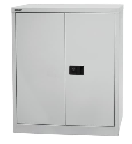 Bisley Dossierkast Universal, 2 ordnerhoogten, lichtgrijs/oxfordblauw