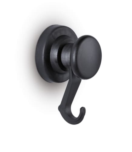 MAUL Haakmagneet, zwart, Ø 53 mm