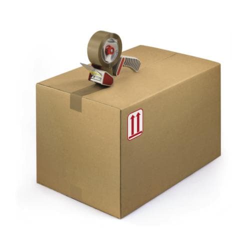Pvc-plakband voor pakketten tot 35 kg, lengte x breedte 66 m x 50 mm