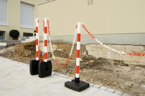 Moravia Afzetpaal met ketting GUARDA Flex omklapbaar