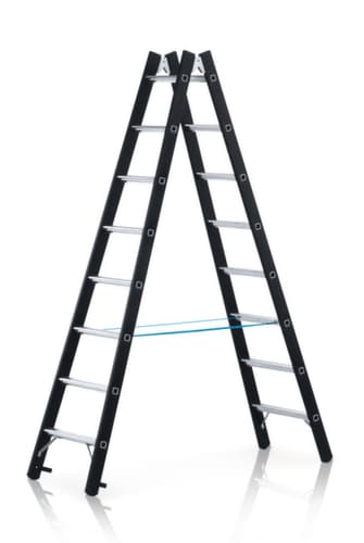 ZARGES Staande zwaarlastladder met sporten Z600 belastbaar tot 250 kg
