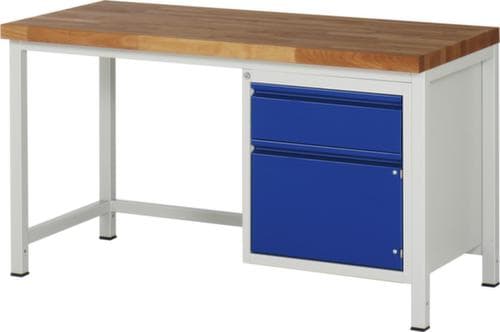 RAU In hoogte verstelbare werkbank Serie 8000 met beukenblad