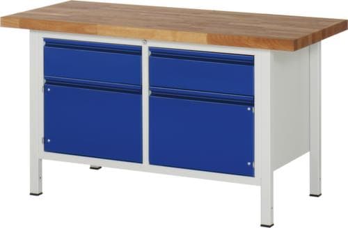 RAU In hoogte verstelbare werkbank Serie 8000 met beukenblad