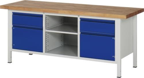 RAU In hoogte verstelbare werkbank Serie 8000 met beukenblad