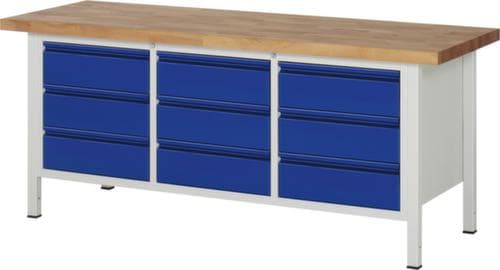 RAU In hoogte verstelbare werkbank Serie 8000 met beukenblad