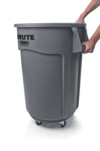 Rubbermaid Trolley BRUTE® voor geconsolideerde containers, voor 76 - 121 l bak, polyethyleen/metaal zwart