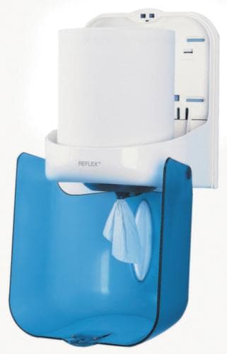 Tork Dispenser voor handdoekrollen, polycarbonaat, blauw/wit