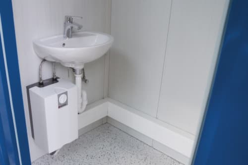 Säbu Douche- en wc-box FLADAFI® met warmte-isolatiemet verschillende uitrustingen