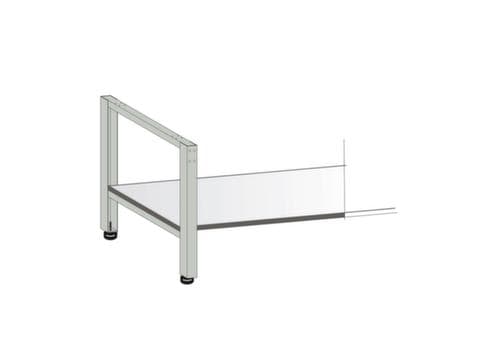 Legbord diepte 500 mm voor werktafel, breedte x diepte 1250 x 500 mm