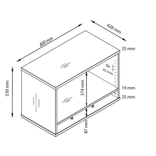 Hulpstuk 9Y voor rolcontainer