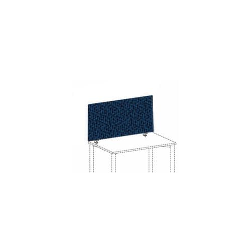 Gera Tafelscheidingswand Pro BasicLine, hoogte x breedte 600 x 1200 mm, wand blauw