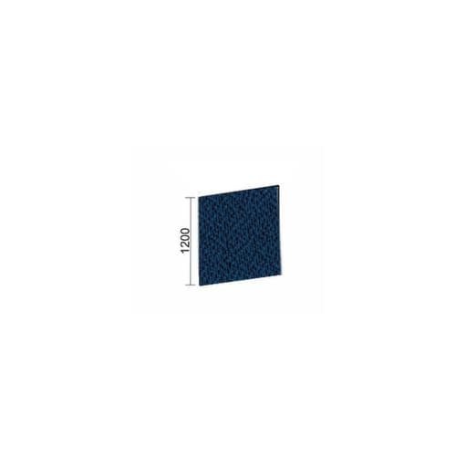Gera Geluiddempende scheidingswand Pro, hoogte x breedte 1200 x 1000 mm, wand blauw